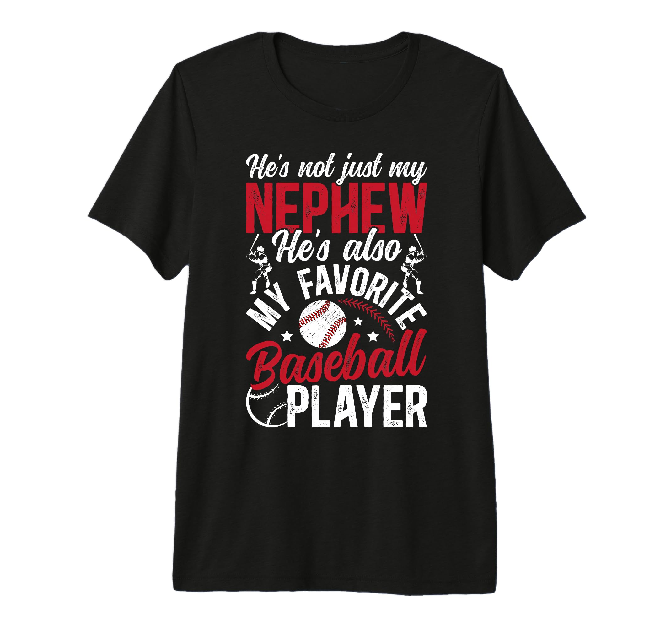 Mens My Favorite Baseball Player Uncle T-Shirt - Graphic Print for Adults - T-Shirt, Sweatshirt, Hoodie