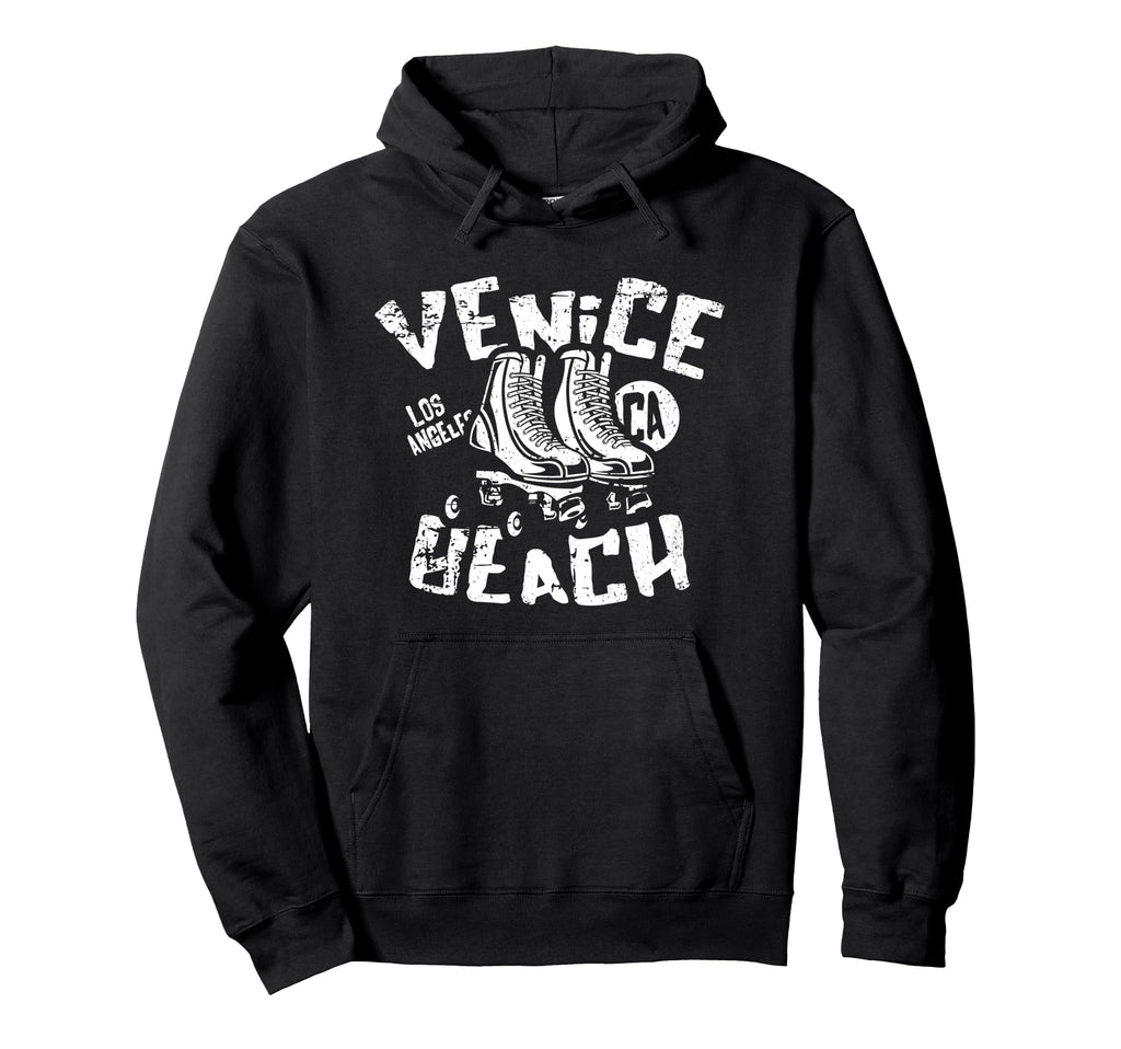 Venice Beach California Distressed Hoodie - Fun Novelty Design Men Women - T-Shirt, Sweatshirt, Hoodie