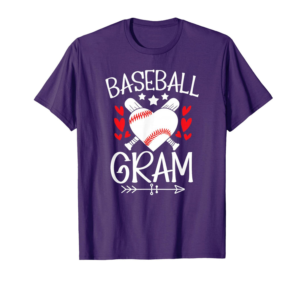 Baseball Gram Grandma Gram T-Shirt - Fun Novelty Design for Adults - T-Shirt, Sweatshirt, Hoodie
