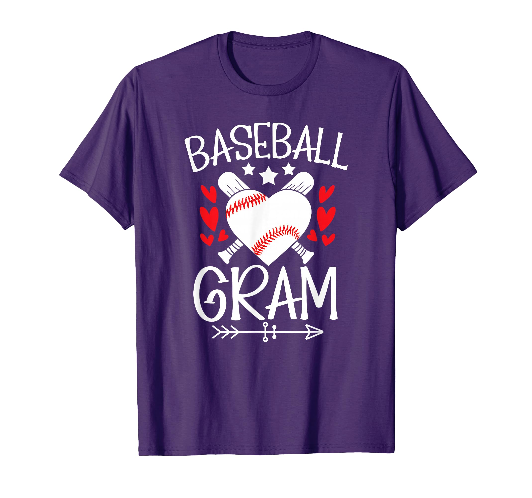 Baseball Gram Grandma Gram T-Shirt - Fun Novelty Design for Adults - T-Shirt, Sweatshirt, Hoodie