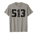 513 Area Code Cincinnati Oh T-Shirt - Graphic Print Men Women - T-Shirt, Sweatshirt, Hoodie