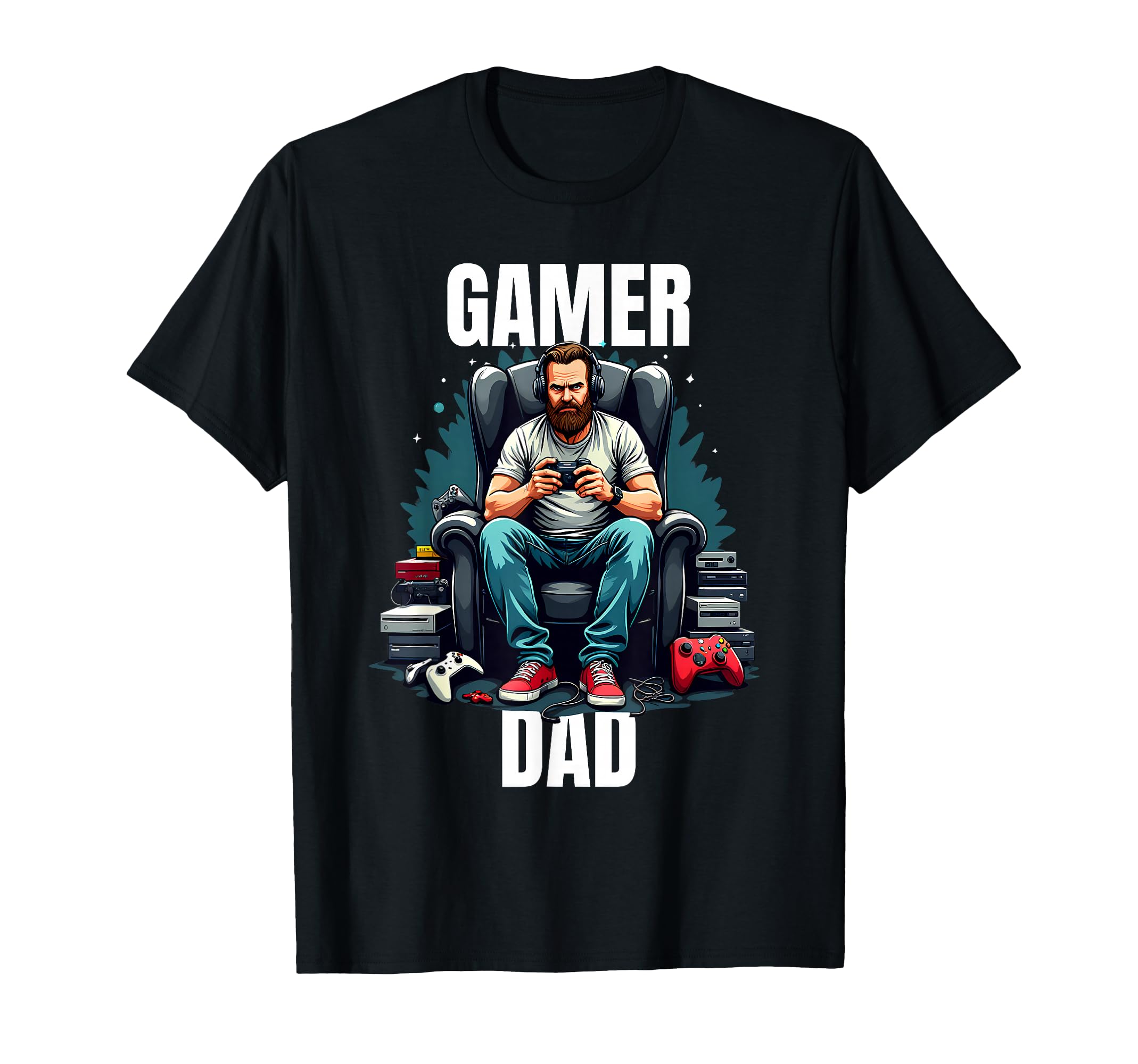 Fathers Day Gift Gamer Dad T-Shirt - Trendy Graphic Unisex - T-Shirt, Sweatshirt, Hoodie