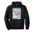 Axolotl Eating Ramen Surfing Hoodie - Casual Everyday Wear for Adults - T-Shirt, Sweatshirt, Hoodie