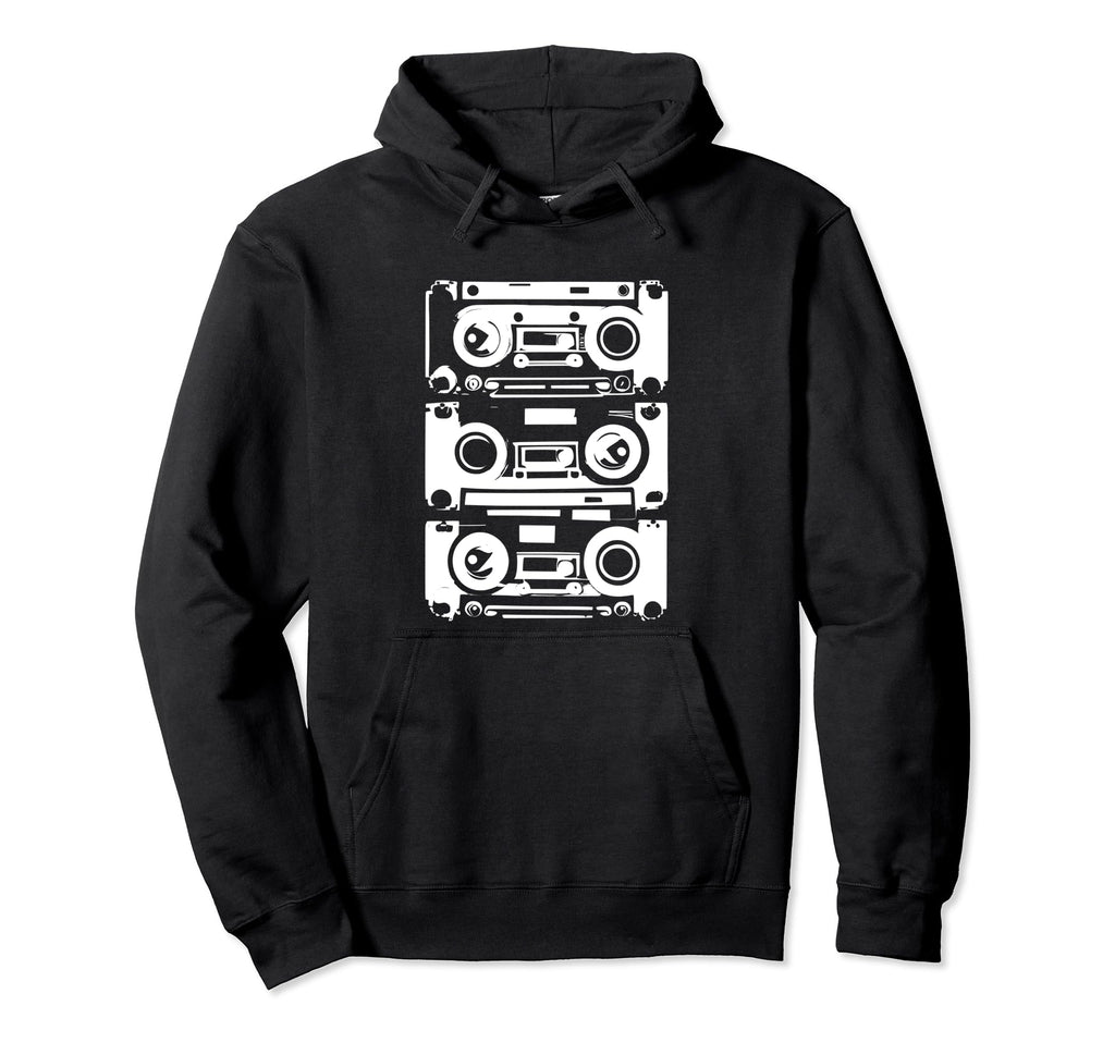 Cassette Tapes Hoodie - Trendy Graphic Unisex - T-Shirt, Sweatshirt, Hoodie