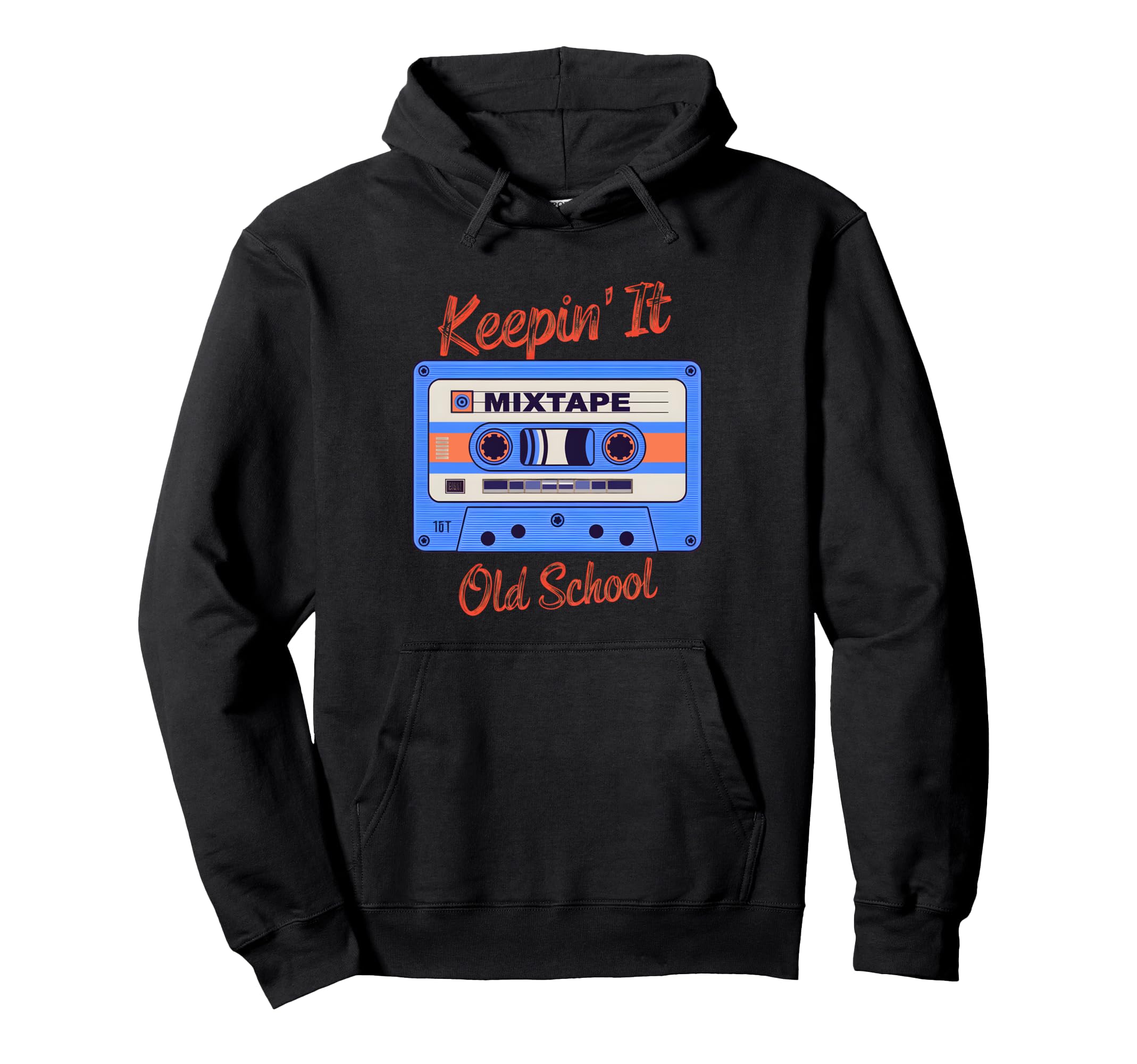 Old School Hip Hop 80S 90S Cassette Hoodie - Aesthetic Graphic Men Women - T-Shirt, Sweatshirt, Hoodie