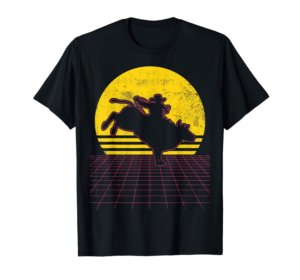 Bull Riding Cowboy Western T-Shirt - Graphic Print Unisex - T-Shirt, Sweatshirt, Hoodie