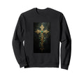 Gothic Cross Grunge Aesthetic Sweatshirt - Casual Everyday Wear for Adults - T-Shirt, Sweatshirt, Hoodie
