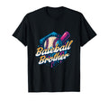 Baseball Brother Birthday Baseball Drip T-Shirt - Novelty Apparel Unisex - T-Shirt, Sweatshirt, Hoodie