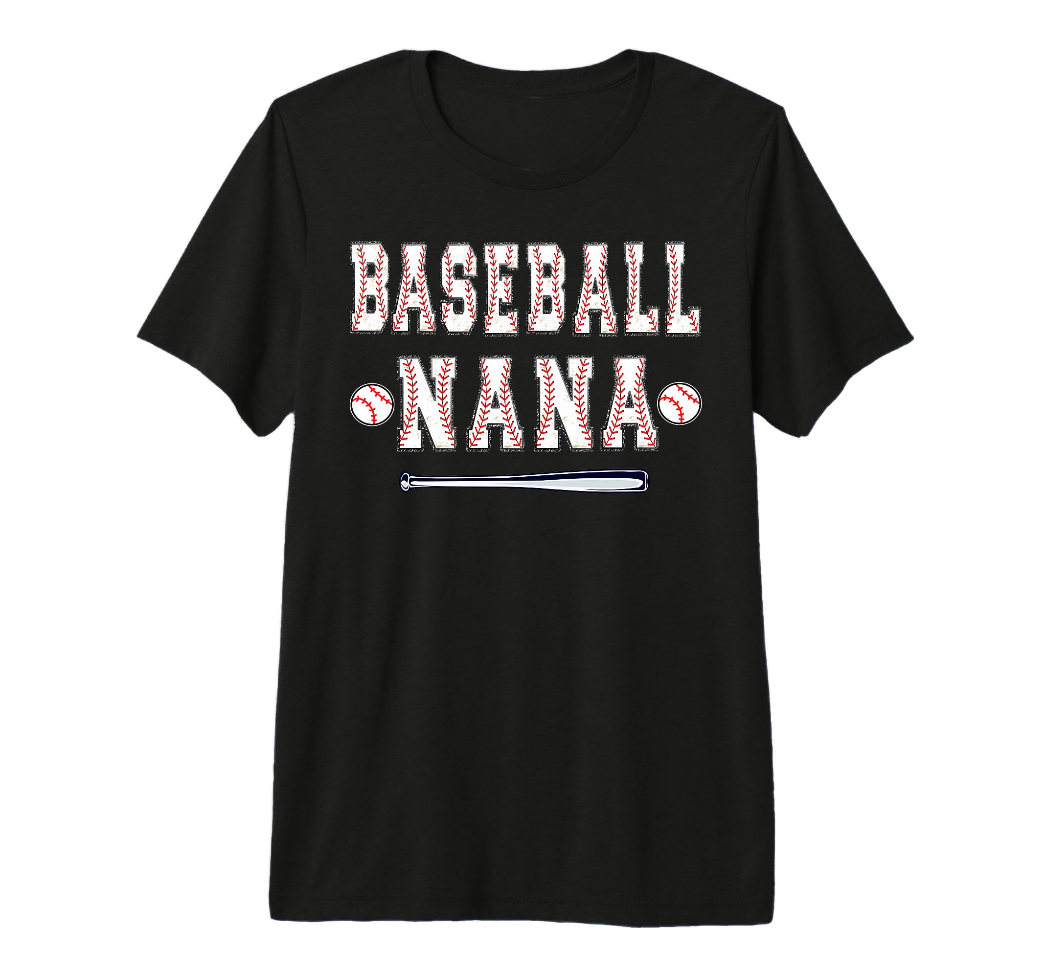 Baseball Player Nana Grandma Tri T-Shirt - Minimalist Print for Adults - T-Shirt, Sweatshirt, Hoodie