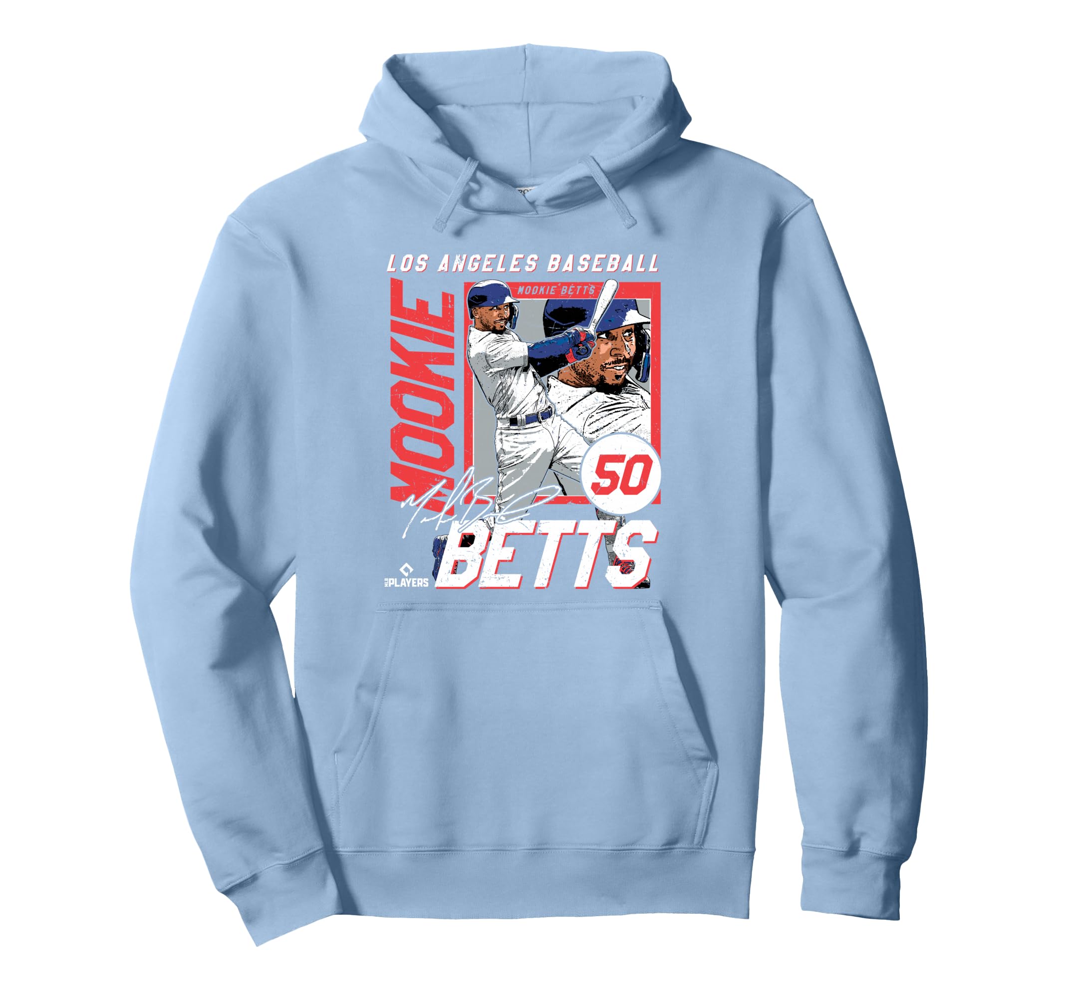Mookie Betts Los Angeles Mlb Baseball Hoodie - Custom Art Print for Adults - T-Shirt, Sweatshirt, Hoodie