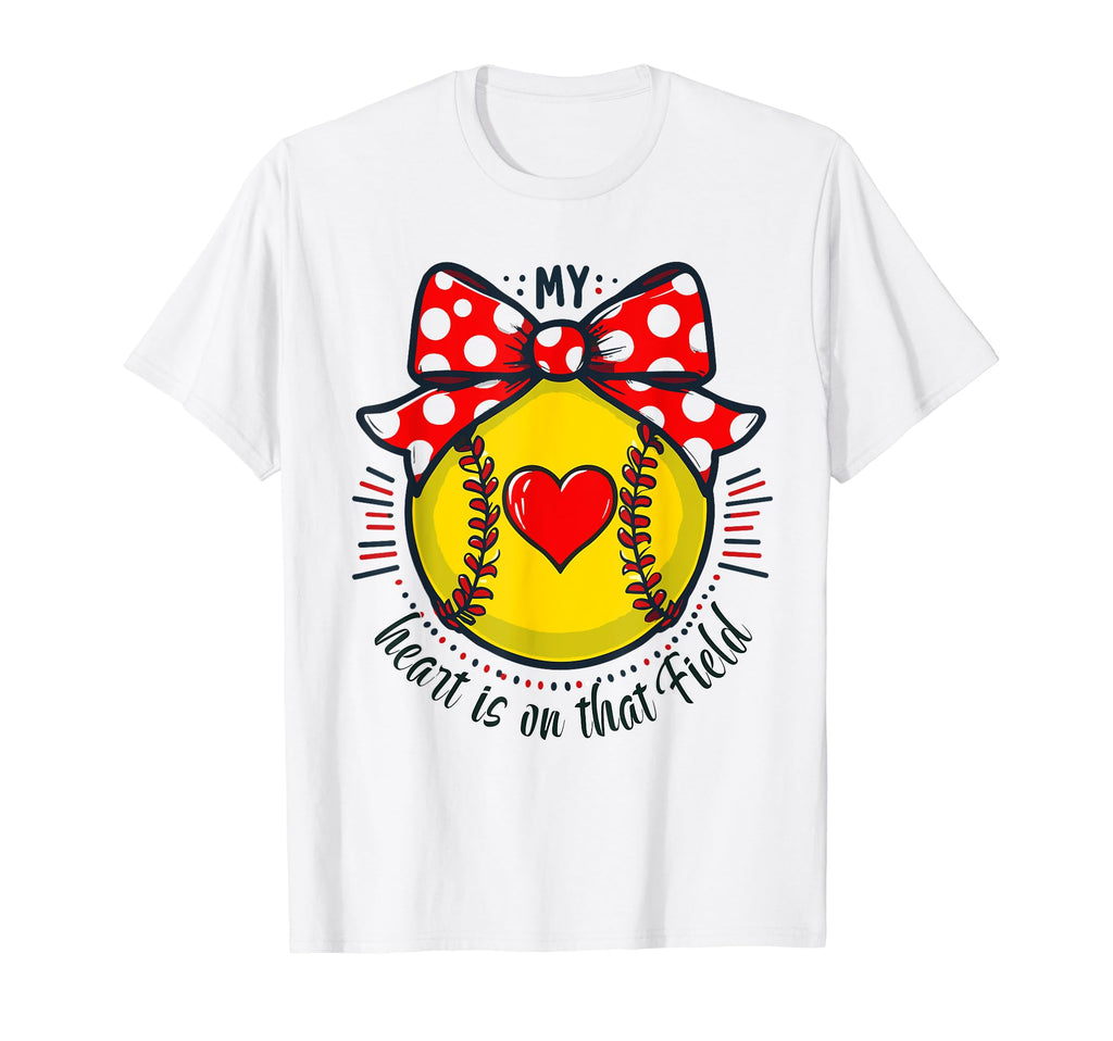 My Heart Is That Field Baseball T-Shirt - Aesthetic Graphic for Adults - T-Shirt, Sweatshirt, Hoodie