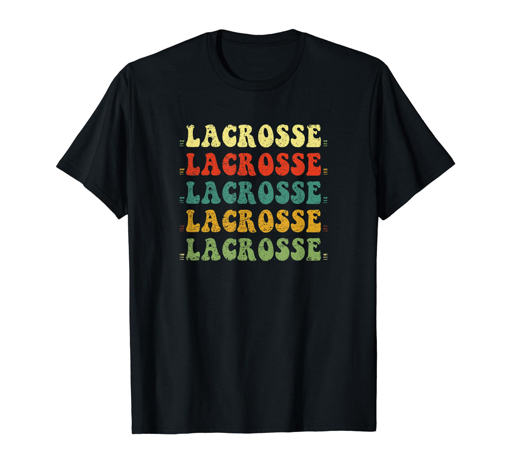 Distressed Lacrosse T-Shirt - Minimalist Print Unisex - T-Shirt, Sweatshirt, Hoodie