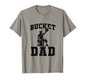 Bucket Dad Softball Dad Baseball T-Shirt - Fun Novelty Design for Adults - T-Shirt, Sweatshirt, Hoodie