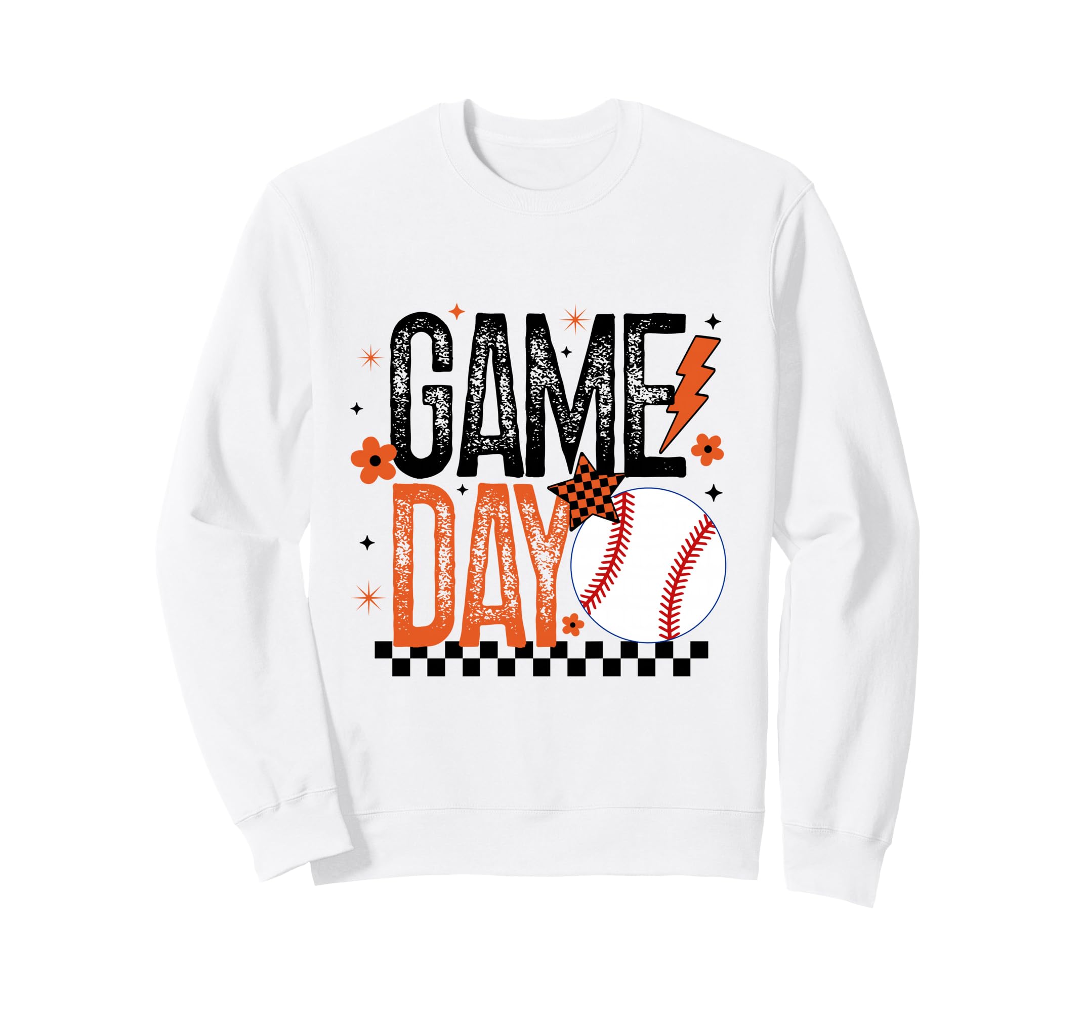 Baseball Game Day Mom Coach Player Sweatshirt - Graphic Print Men Women - T-Shirt, Sweatshirt, Hoodie