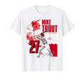 Mike Trout Los Angeles Mlb Baseball T-Shirt - Fun Novelty Design Men Women - T-Shirt, Sweatshirt, Hoodie