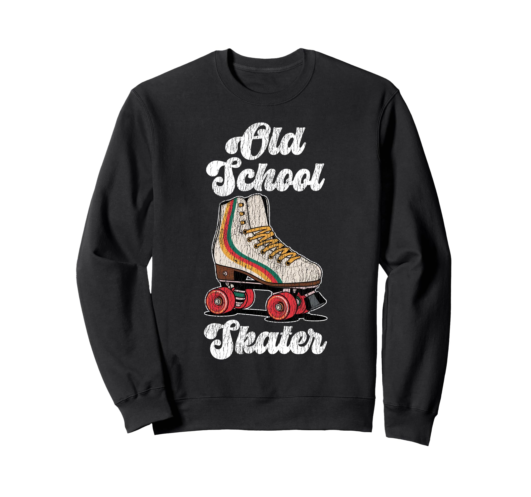 Roller Skating Skate 1970S Old Sweatshirt - Streetwear Style for Adults - T-Shirt, Sweatshirt, Hoodie