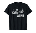 Ballpark Aunt Ballers Baseball Softball T-Shirt - Custom Art Print Unisex - T-Shirt, Sweatshirt, Hoodie