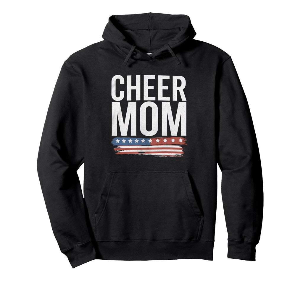 Cheer Mom Mother Bow Cheerleader Game Hoodie - Casual Everyday Wear Unisex - T-Shirt, Sweatshirt, Hoodie