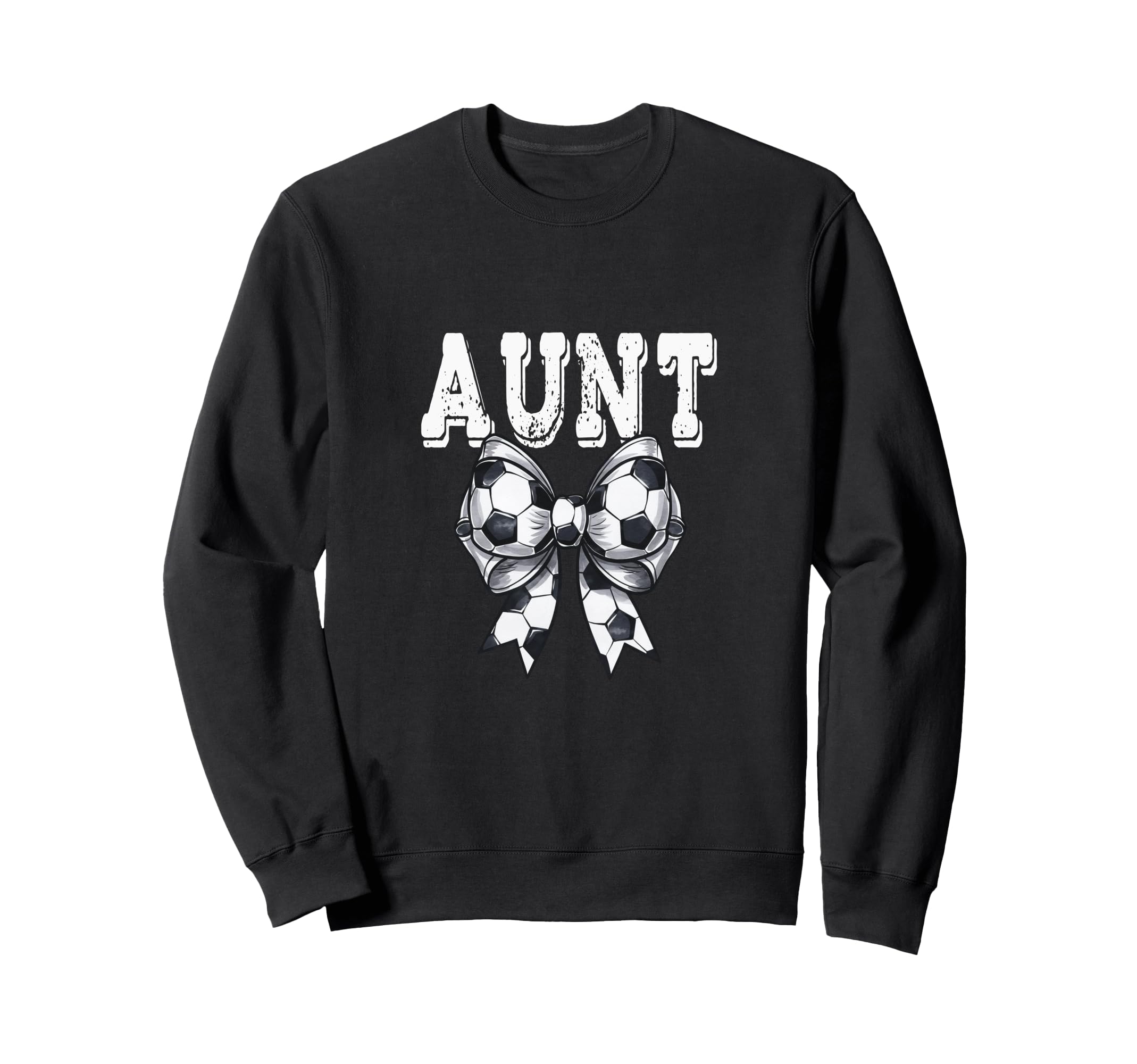 Coquette Soccer Bow Aunt Sister Sweatshirt - Unique Graphic for Adults - T-Shirt, Sweatshirt, Hoodie