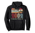 Original 2002 Birthday Guitar Musician Hoodie - Custom Art Print Men Women - T-Shirt, Sweatshirt, Hoodie