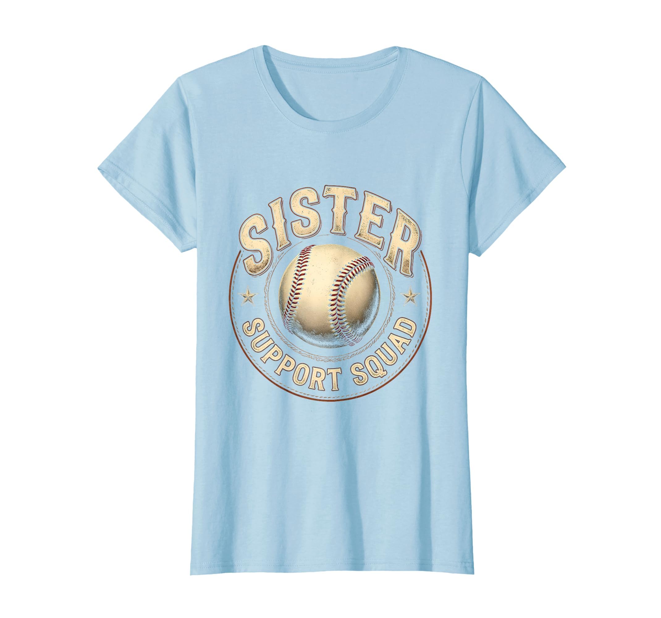 Baseball Sister Support Squad Proud Fan T-Shirt - Trendy Graphic Unisex - T-Shirt, Sweatshirt, Hoodie