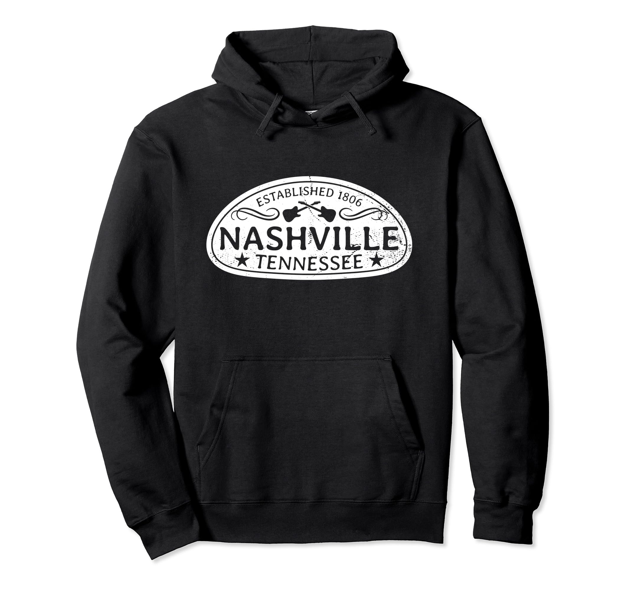 Nashville Tennessee Estd 1806 Hoodie - Aesthetic Graphic for Adults - T-Shirt, Sweatshirt, Hoodie