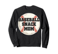 Funny Baseball Snack Mom Game Day Sweatshirt - Minimalist Print Unisex - T-Shirt, Sweatshirt, Hoodie