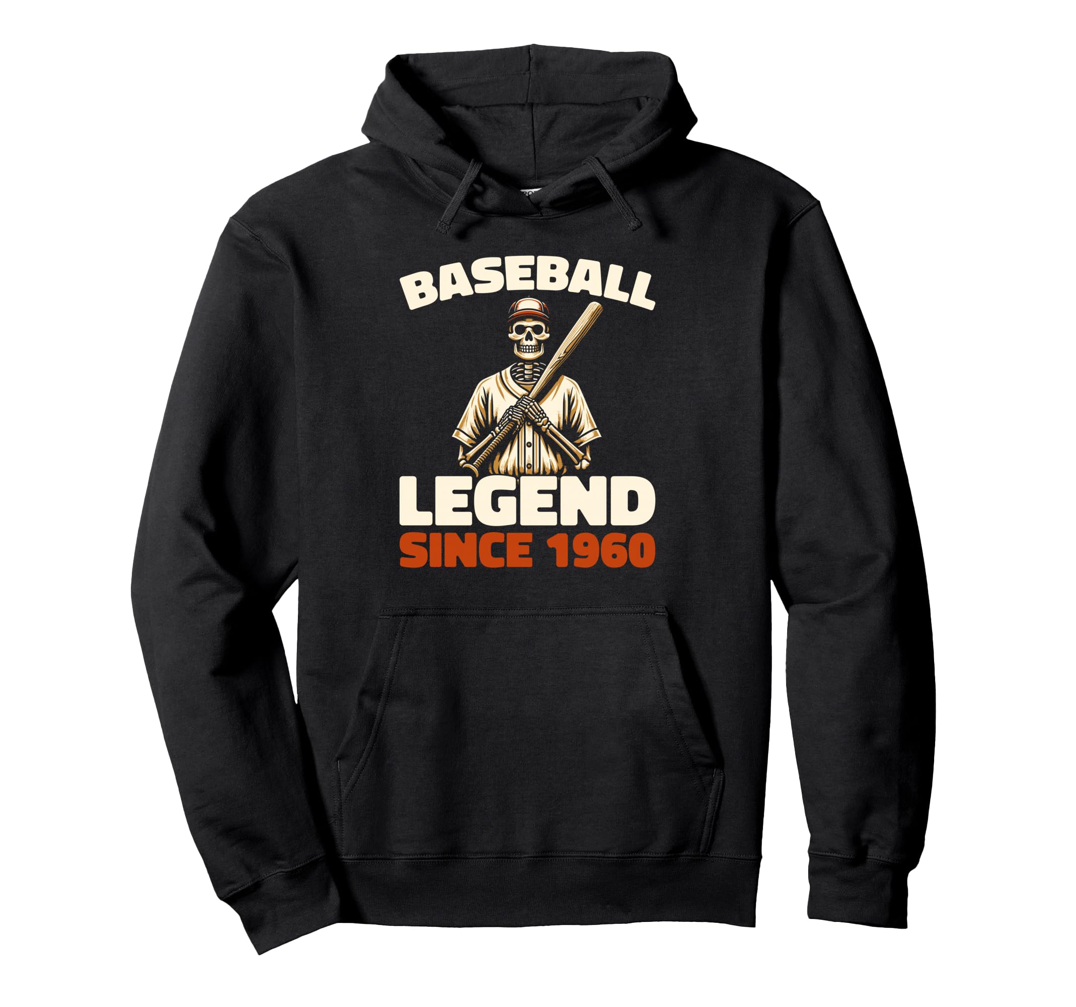 Born 1960 Baseball Team Sport Player Hoodie - Trendy Graphic for Adults - T-Shirt, Sweatshirt, Hoodie