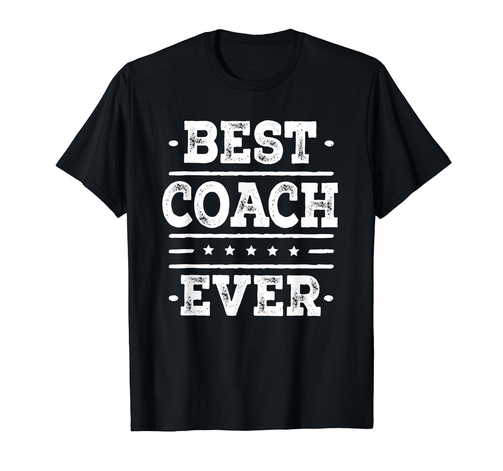 Best Coach Ever Soccer Basketball T-Shirt - Minimalist Print for Adults - T-Shirt, Sweatshirt, Hoodie