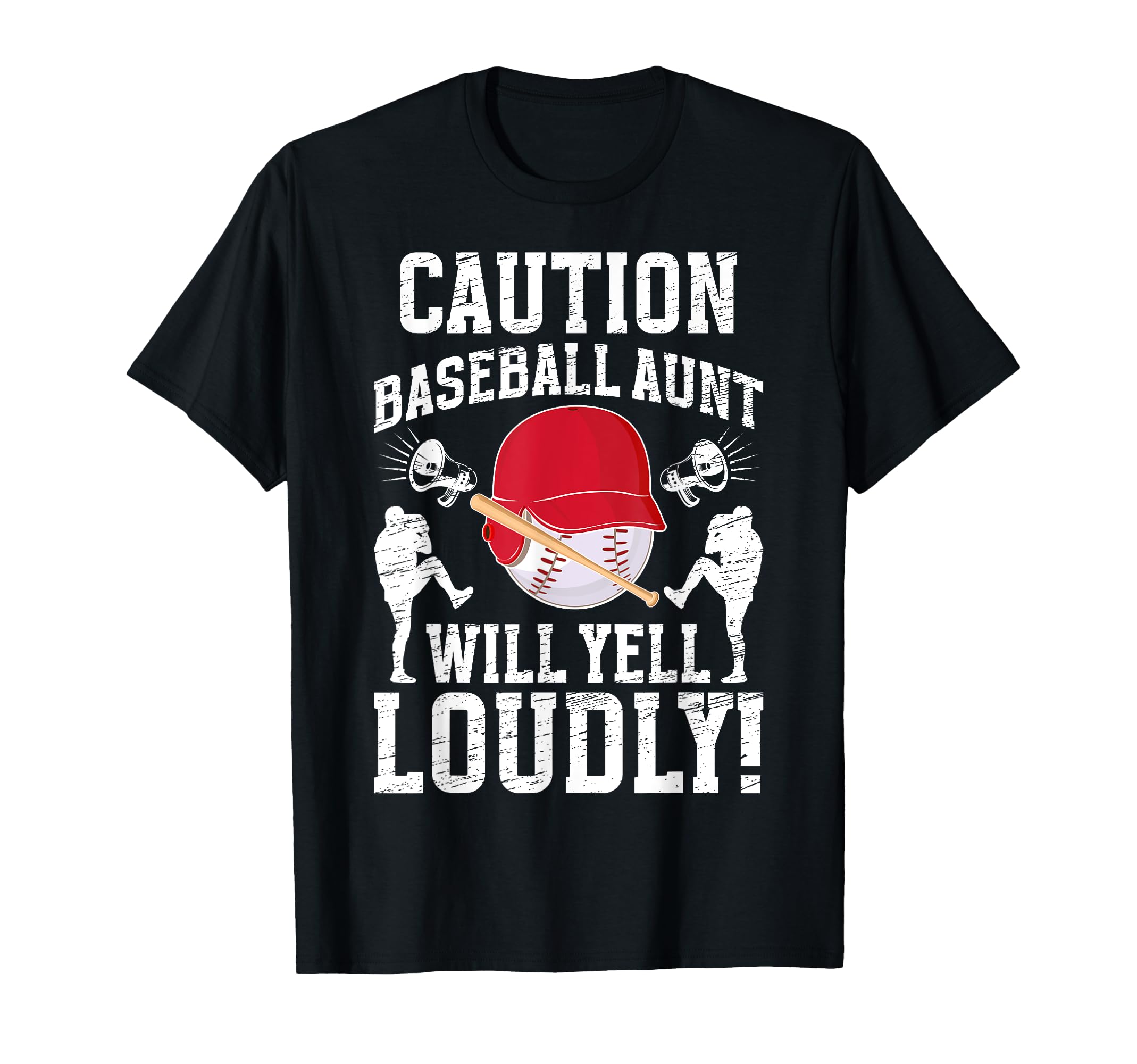 Baseball Aunt Will Yell Aunt T-Shirt - Custom Art Print for Adults - T-Shirt, Sweatshirt, Hoodie