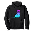 Fox Origami Vaporwave Aesthetic Love Animals Hoodie - Graphic Print Unisex - T-Shirt, Sweatshirt, Hoodie