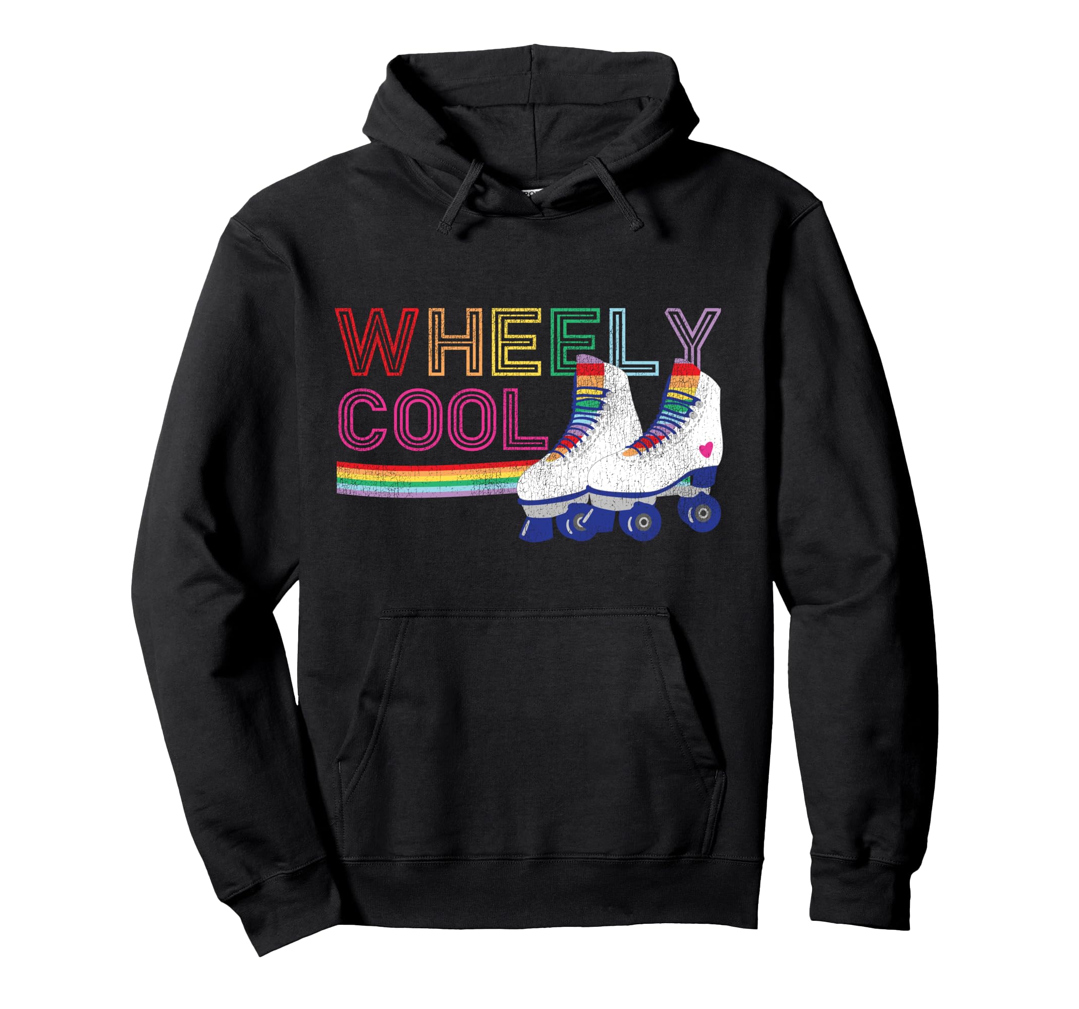 Roller Skating Skate 1970S Hoodie - Aesthetic Graphic Unisex - T-Shirt, Sweatshirt, Hoodie