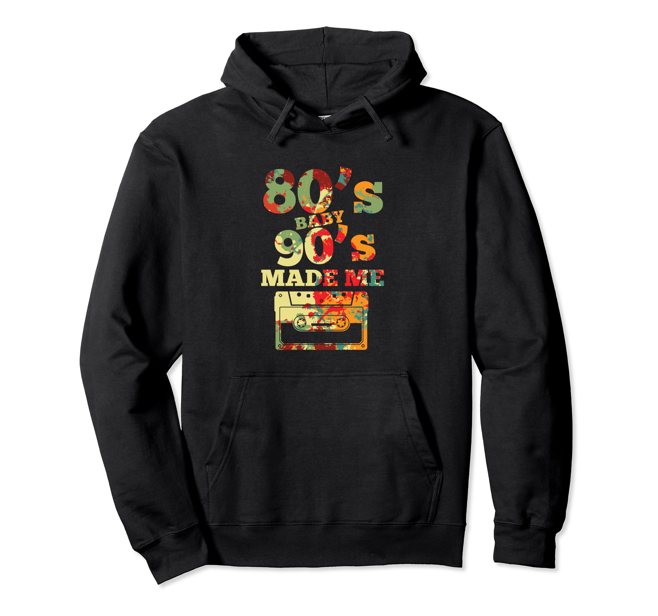 Oldschool Cassette Tape 80S 90S Hoodie - Trendy Graphic for Adults - T-Shirt, Sweatshirt, Hoodie