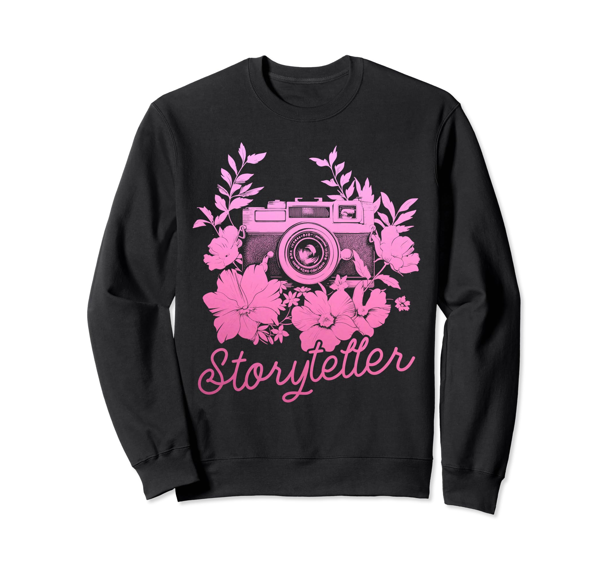 Photographer Storyteller Camera Sweatshirt - Minimalist Print Unisex - T-Shirt, Sweatshirt, Hoodie