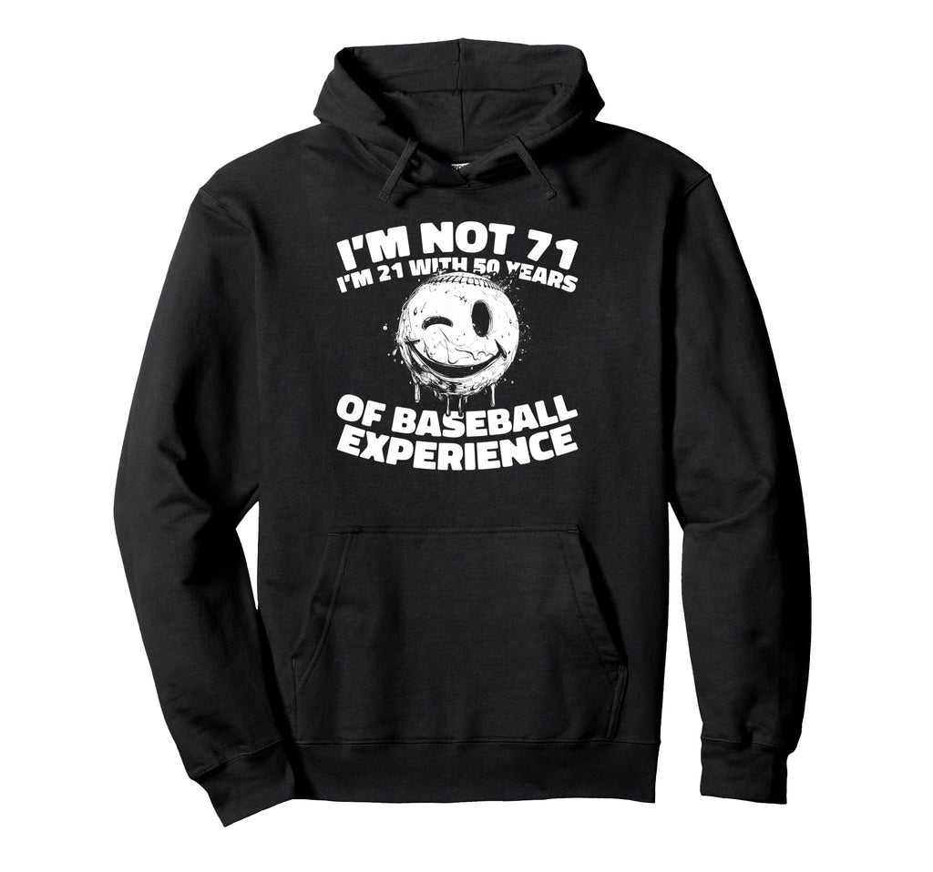 71 Years Old Team Sport Baseball Hoodie - Fun Novelty Design Men Women - T-Shirt, Sweatshirt, Hoodie