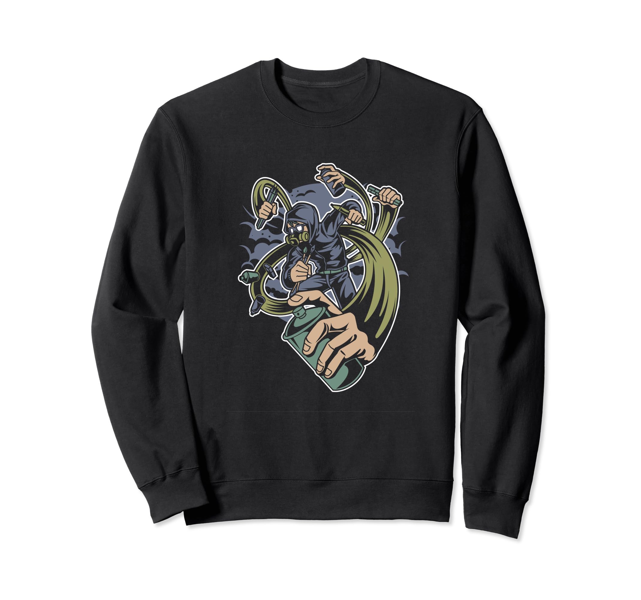 Graffiti Hip Hop Old School Graffiti Sweatshirt - Unique Graphic Unisex - T-Shirt, Sweatshirt, Hoodie