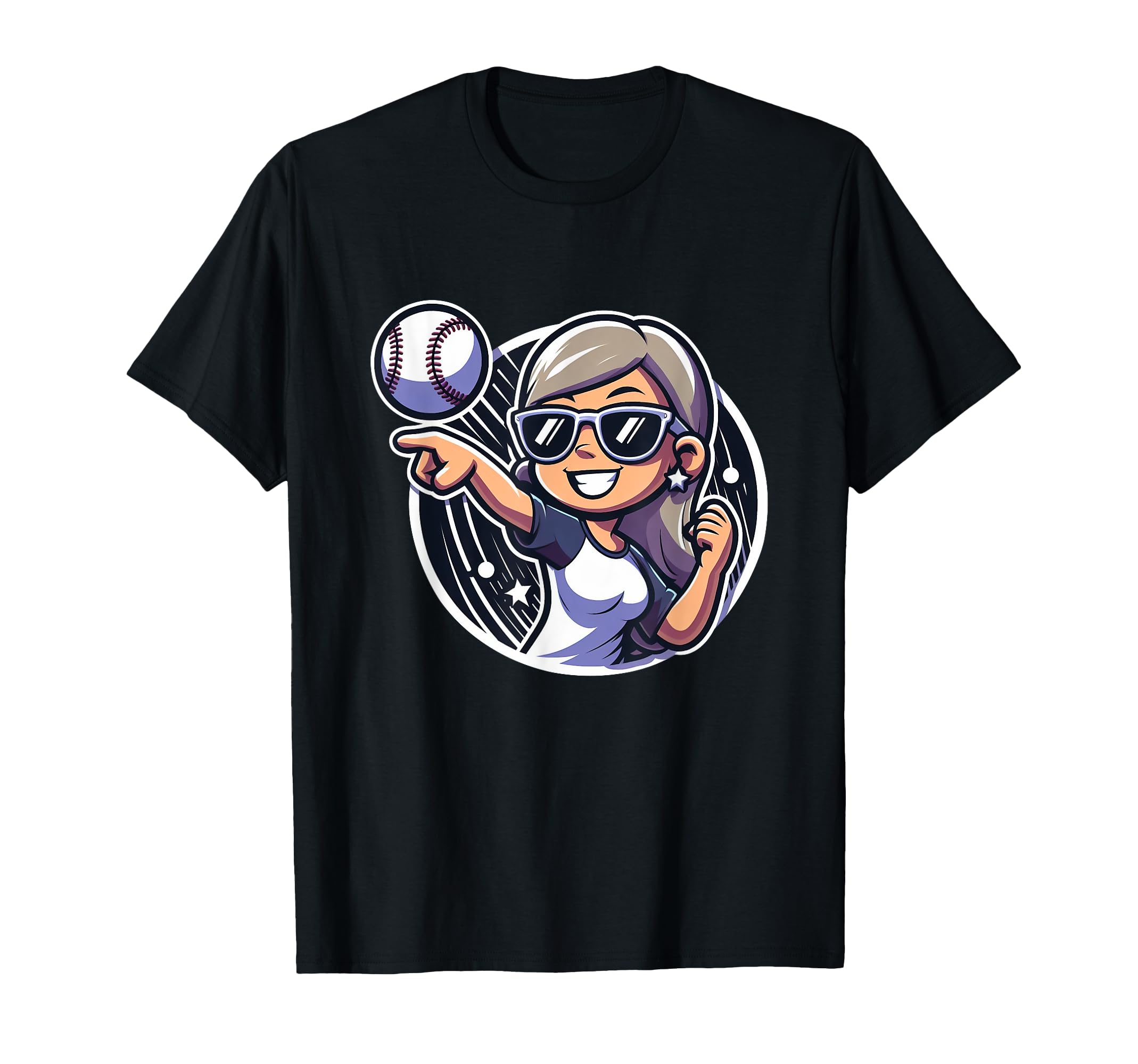 Baseball Player Sister Mother Fan T-Shirt - Casual Everyday Wear for Adults - T-Shirt, Sweatshirt, Hoodie
