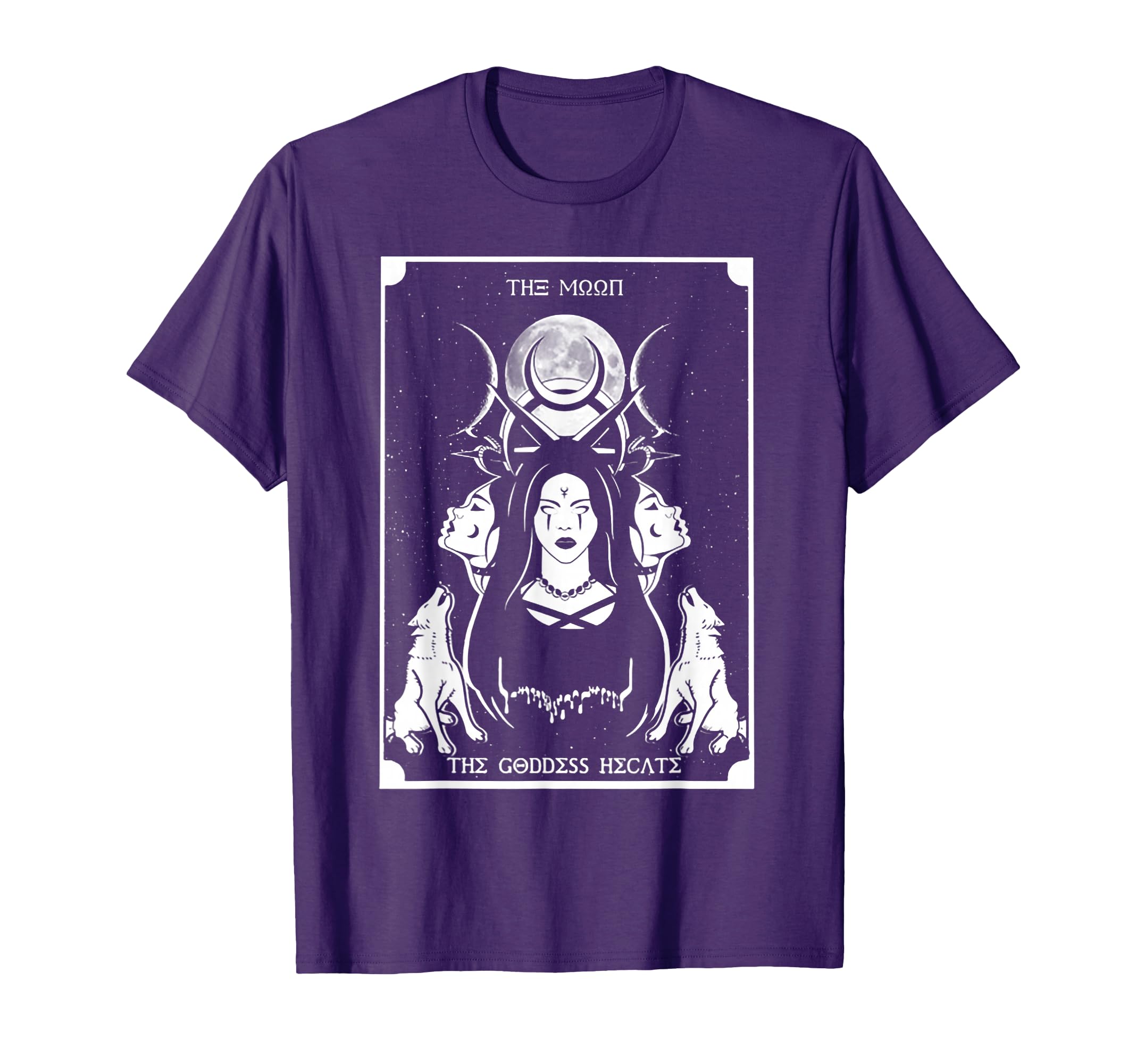 Funny Moon Goddess Hecate T-Shirt - Custom Art Print Men Women - T-Shirt, Sweatshirt, Hoodie