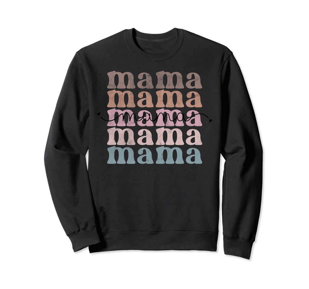 Groovy Boho Mama Mothers Day Sweatshirt - Aesthetic Graphic Men Women - T-Shirt, Sweatshirt, Hoodie