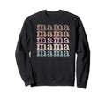 Groovy Boho Mama Mothers Day Sweatshirt - Aesthetic Graphic Men Women - T-Shirt, Sweatshirt, Hoodie