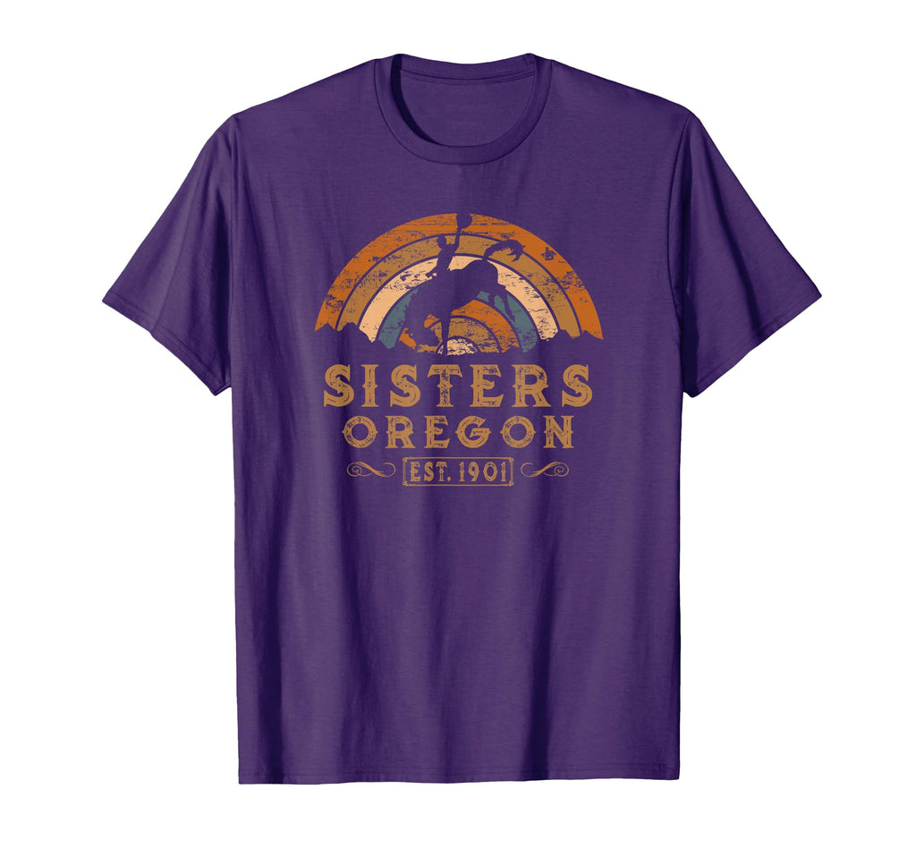 Sisters Oregon Or Rodeo Cowboy T-Shirt - Fun Novelty Design Men Women - T-Shirt, Sweatshirt, Hoodie