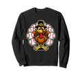 Baseball Turkey Funny Sweatshirt - Aesthetic Graphic for Adults - T-Shirt, Sweatshirt, Hoodie