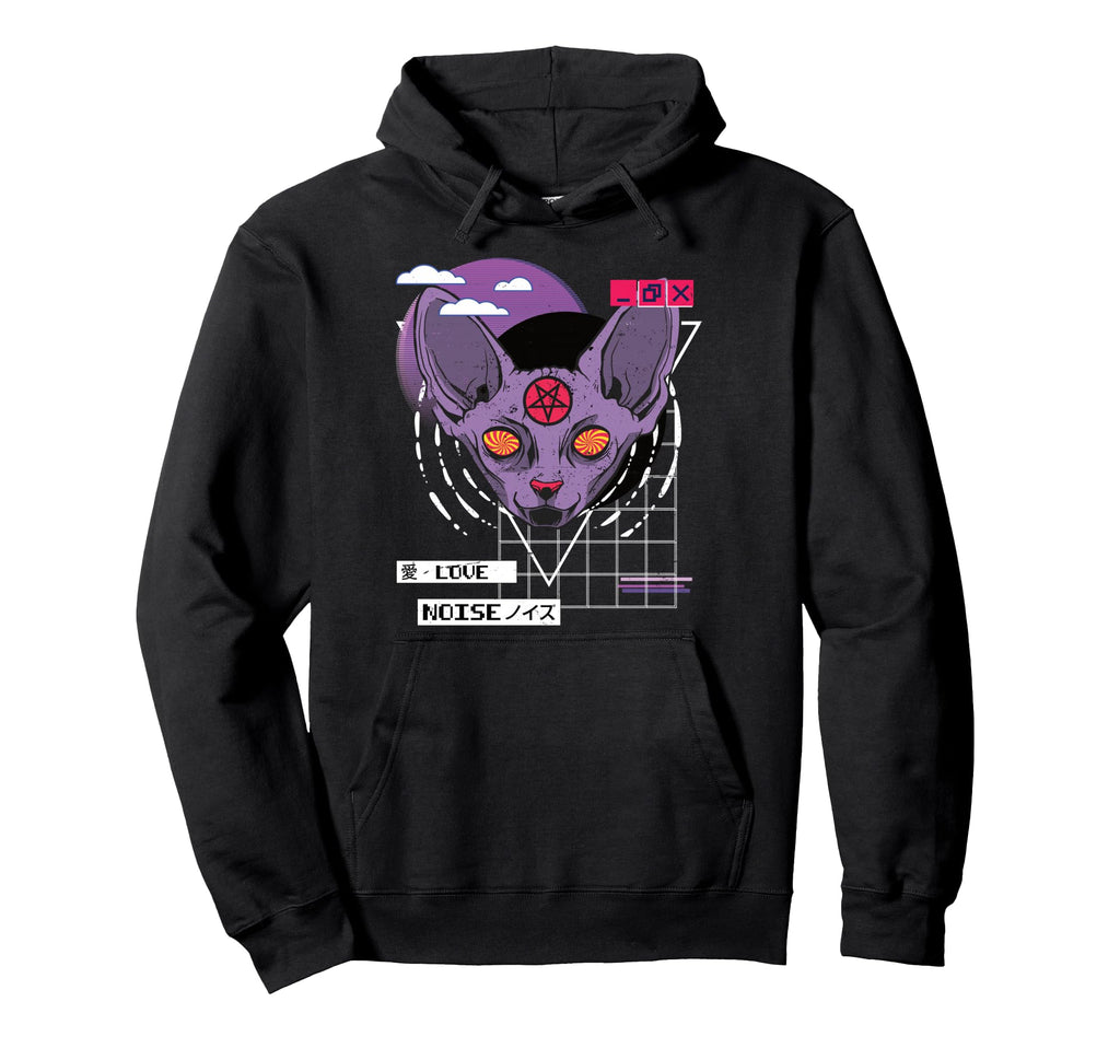 Vaporwave Aesthetic Japanese Korean Hoodie - Aesthetic Graphic Men Women - T-Shirt, Sweatshirt, Hoodie