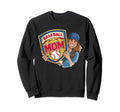 Womens Baseball Mom Mama Mothers Sweatshirt - Aesthetic Graphic for Adults - T-Shirt, Sweatshirt, Hoodie