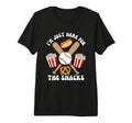 Im Just Here Snacks Baceball Bats Tri T-Shirt - Novelty Apparel for Adults - T-Shirt, Sweatshirt, Hoodie