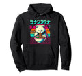 Ramen Cat Vaporwave Japanese Aesthetic Hoodie - Graphic Print for Adults - T-Shirt, Sweatshirt, Hoodie