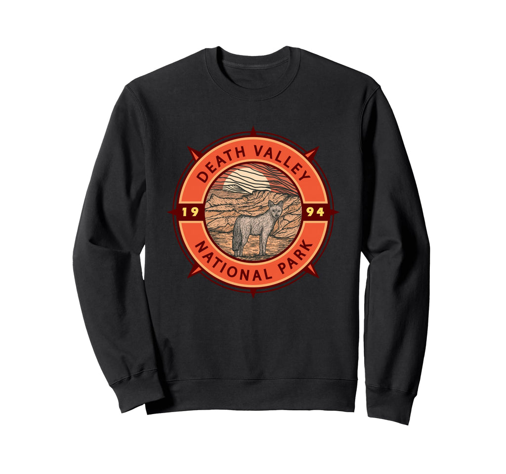 Death Valley National Park Coyote Sweatshirt - Novelty Apparel Unisex - T-Shirt, Sweatshirt, Hoodie