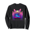 Roller Skates Vaporwave 80S Disco Sweatshirt - Graphic Print for Adults - T-Shirt, Sweatshirt, Hoodie