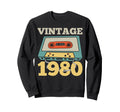 1980 Birthday Party Cassette Tape Sweatshirt - Aesthetic Graphic Men Women - T-Shirt, Sweatshirt, Hoodie
