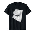 Sweet Home Arizona Distressed Usa Gift T-Shirt - Minimalist Print Unisex - T-Shirt, Sweatshirt, Hoodie